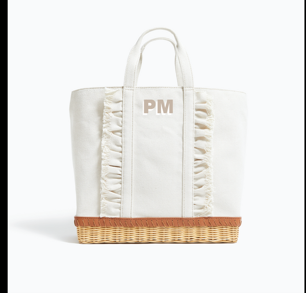 pamela munson Pamela Munson x Fait à Main - The Gardner Tote Ruffle Monogram