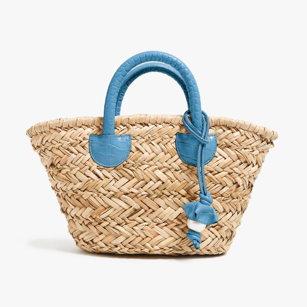 pamela munson Petite Beach and Town Tote Heritage Blue