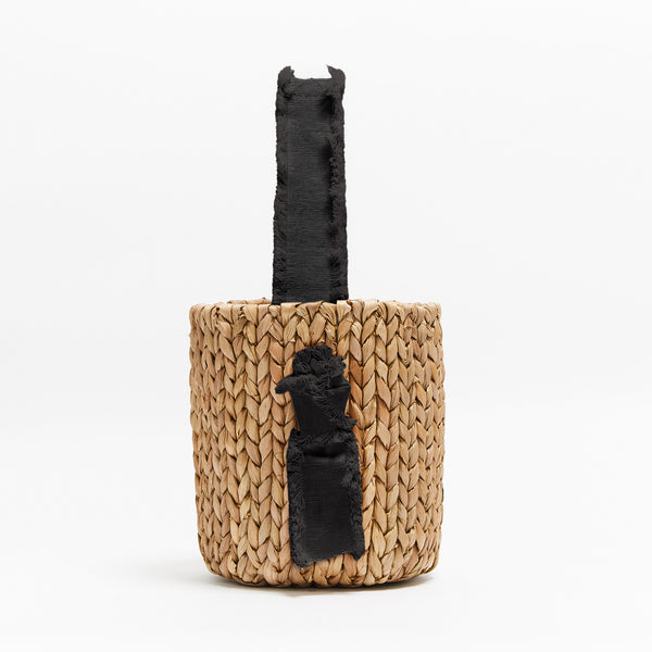 Pamela Munson Petite Isla Bahia Basket Fringe Black
