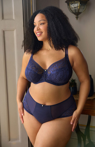 panache Dream Full Cup Bra - Navy
