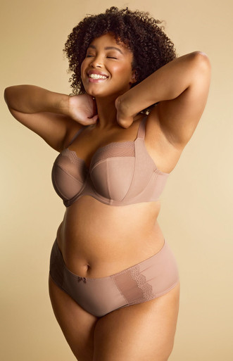 panache Esme Balcony Bra - Mocha Animal