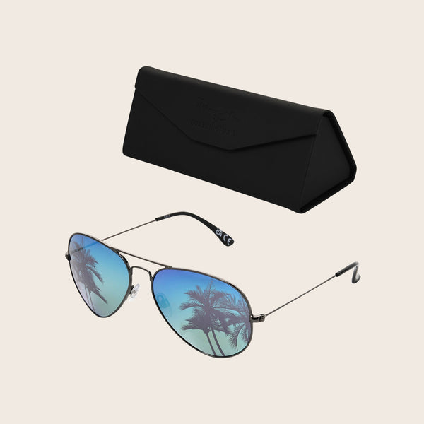 Panama Jack 50th Anniversary Limited Edition Palm Tree Mirror Sunglasses