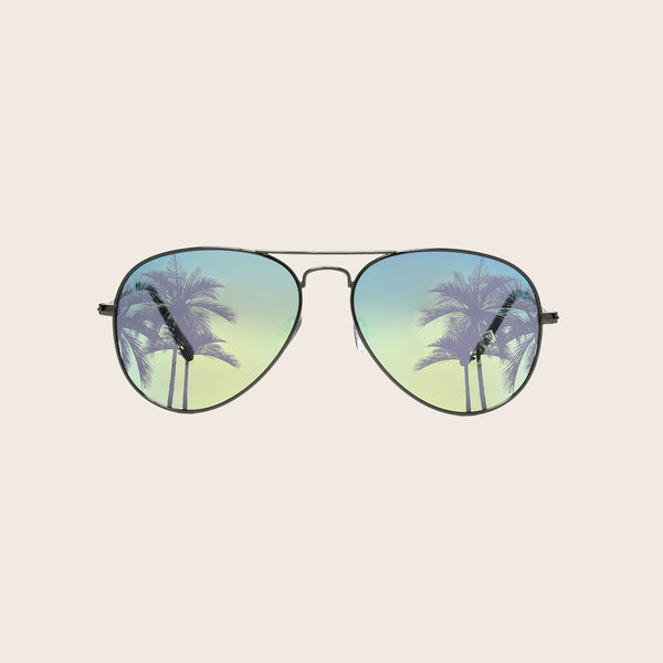 Panama Jack 50th Anniversary Limited Edition Palm Tree Mirror Sunglasses