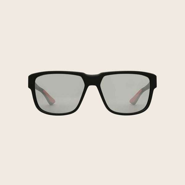 Panama Jack Classic Matte Black Square Frame Sunglasses