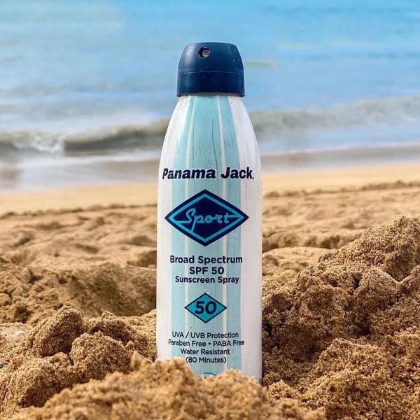 panama jack Continuous Spray Sport Sunscreen SPF 50