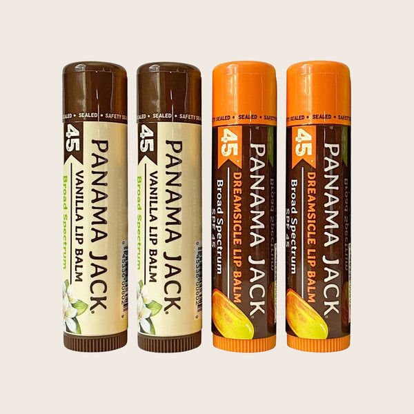 panama jack Dual Pack - Dreamsicle & Vanilla Lip Balm SPF 45