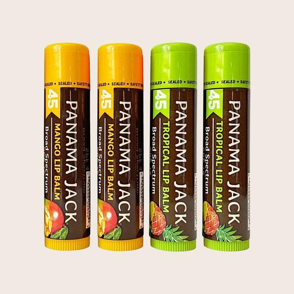 panama jack Dual Pack - Mango & Tropical Lip Balm SPF 45
