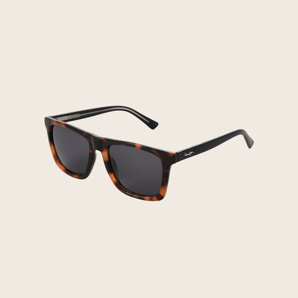 Panama Jack Dunes | Premium Polarized Shiny Tortoise Square Sunglasses