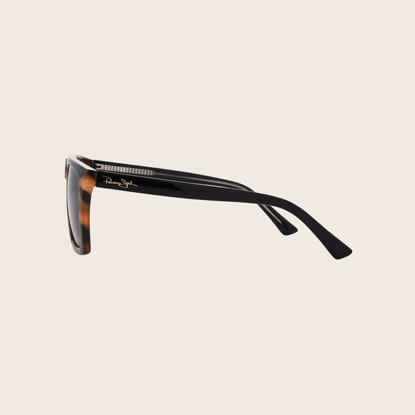 Panama Jack Dunes | Premium Polarized Shiny Tortoise Square Sunglasses