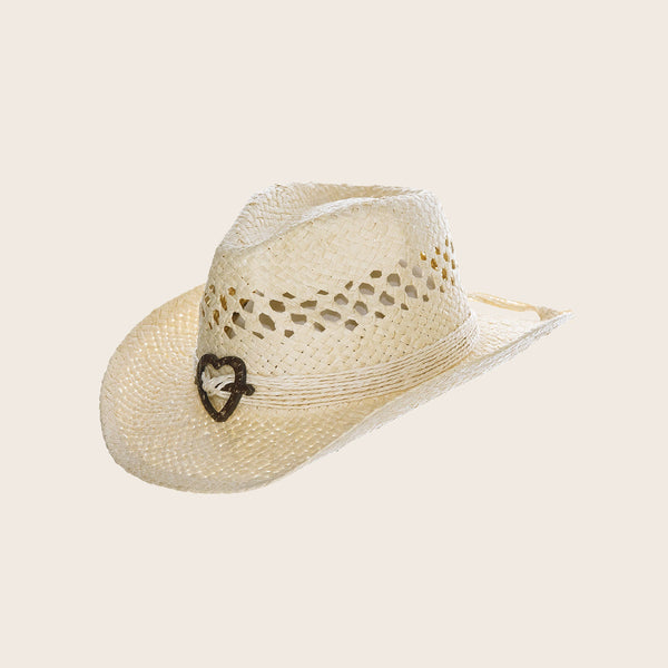 panama jack Kids Packable Handwoven Straw Western Sun Hat