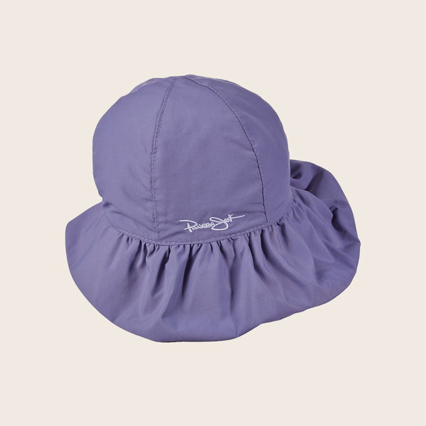 Panama Jack Kids Ruffled Microfiber Beach Hat - All Sales Final