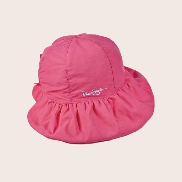 Panama Jack Kids Ruffled Microfiber Beach Hat - All Sales Final