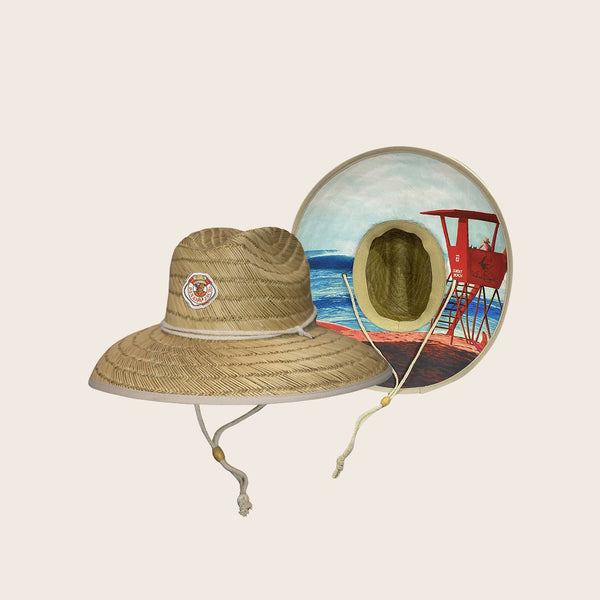 panama jack Lifeguard Underbrim Shanghai Rush Straw Hat