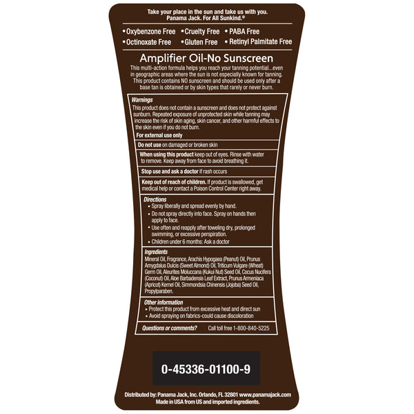 Panama Jack Amplifier Oil SPF 0
