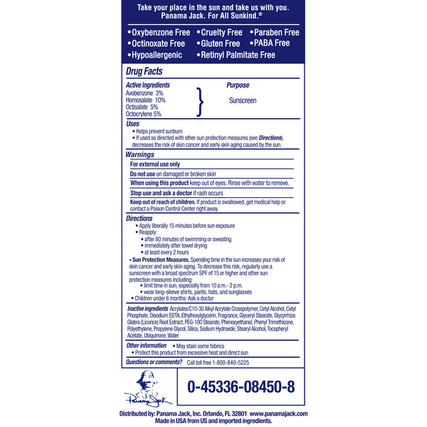 Panama Jack Baby Sunscreen Lotion SPF 50