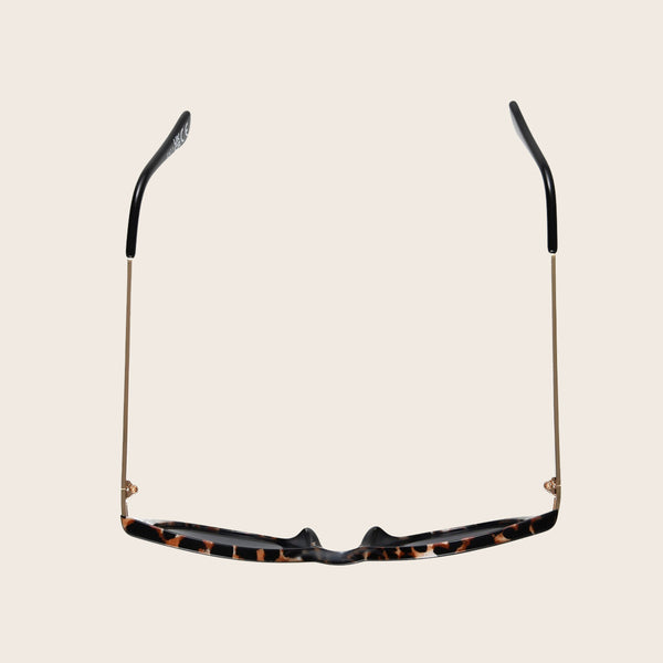 Panama Jack Classic Black & Gold Cat Eye Sunglasses