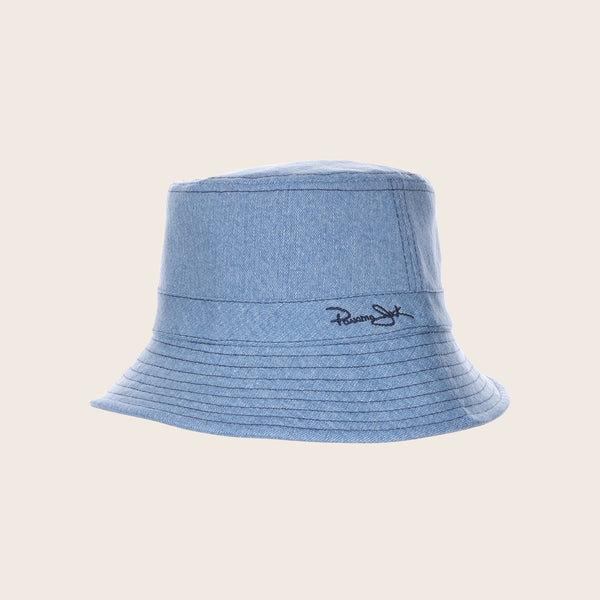Panama Jack Denim Bucket Sun Hat - All Sales Final