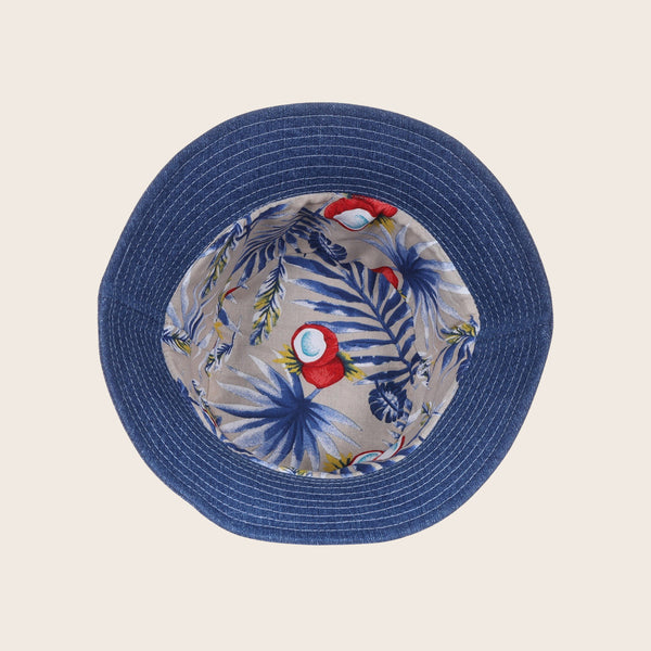 Panama Jack Denim Bucket Sun Hat - All Sales Final