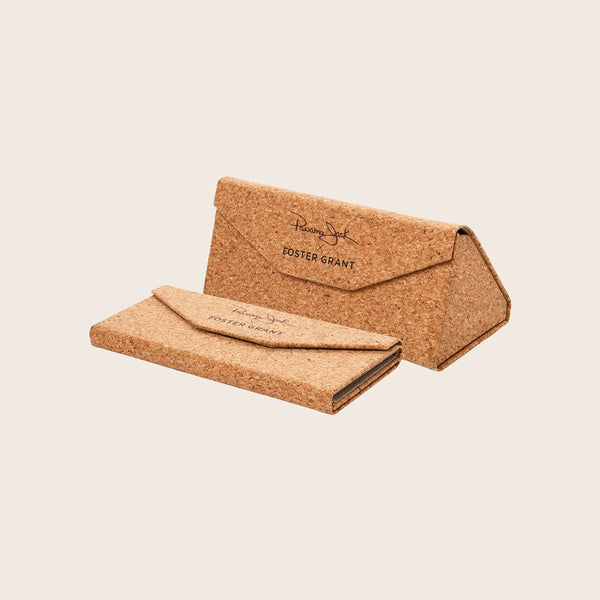 panama jack Folding Cork Sunglasses Case