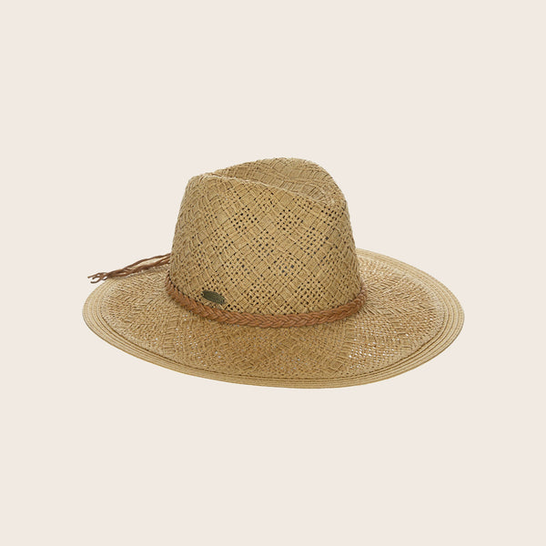 panama jack Handwoven Toyo Straw Safari Hat