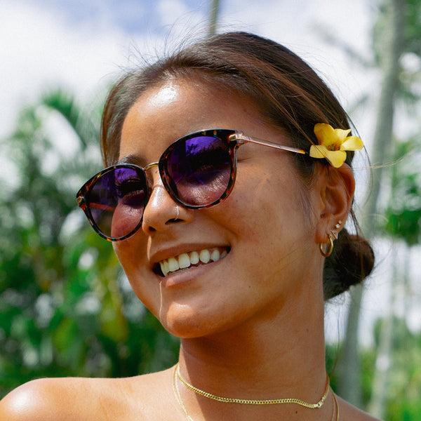 panama jack Island Tort Rose Gold Sunglasses