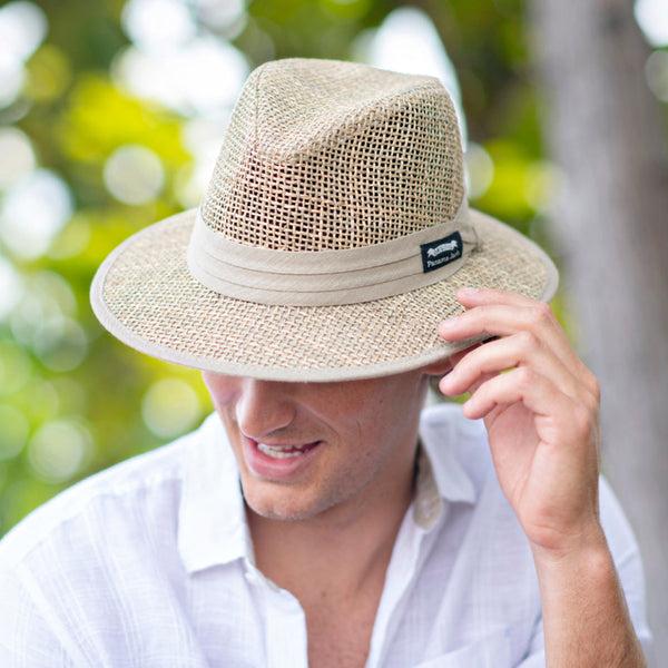 panama jack Matte Seagrass Safari Hat