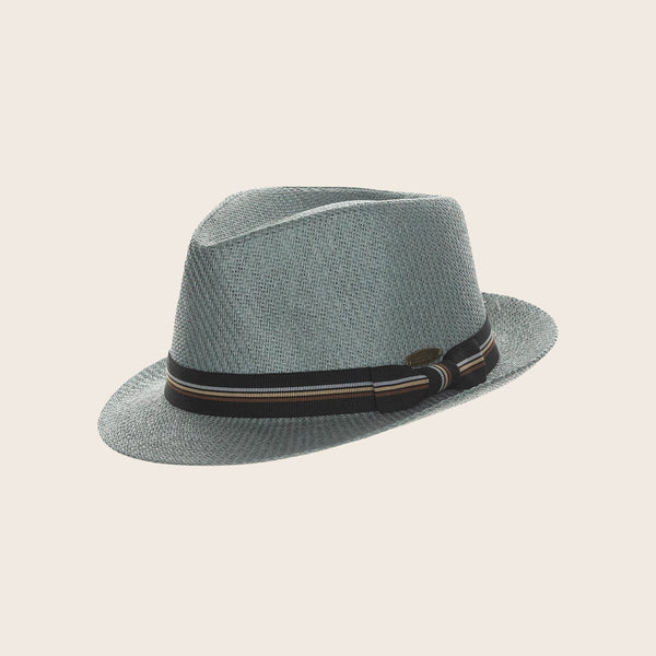 Panama Jack Matte Toyo Bow Band Fedora Hat