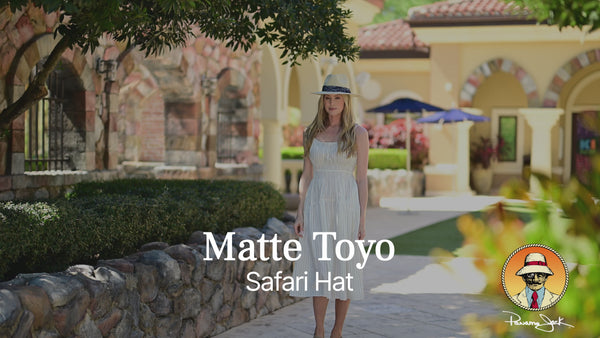 Panama Jack Matte Toyo Safari Hat