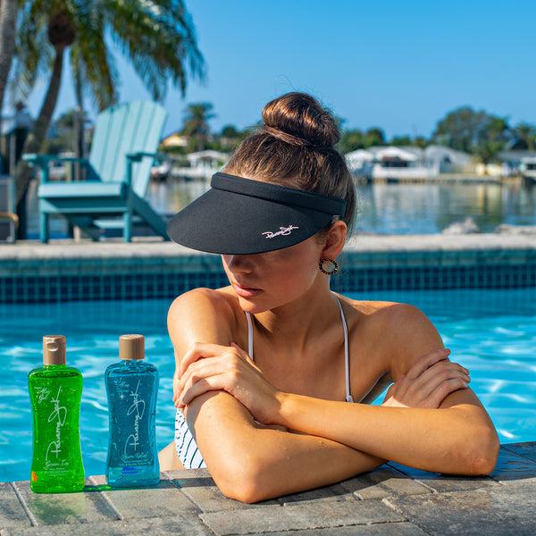 panama jack Microfiber Color Clip Sun Visor Hat