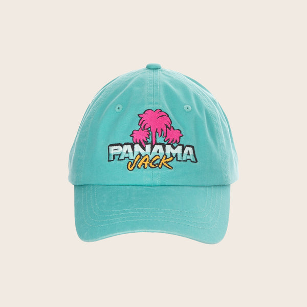 Panama Jack Retro Palm Trees Baseball Cap