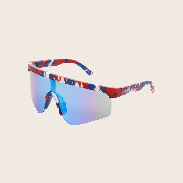 Panama Jack Retro Surf Shield Sunglasses