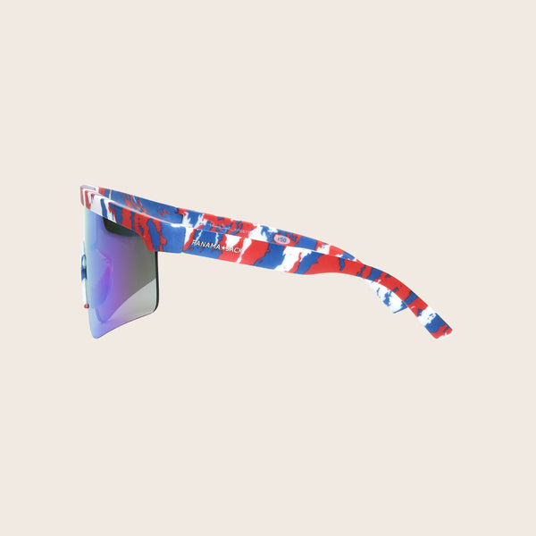 Panama Jack Retro Surf Shield Sunglasses