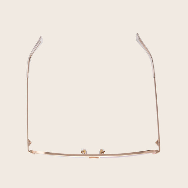 Panama Jack Satin Gold Aviator Sunglasses