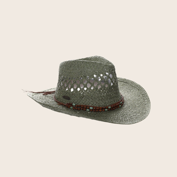 Panama Jack Shapeable Toyo Western Drifter Sun Hat
