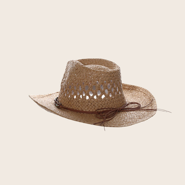 Panama Jack Shapeable Toyo Western Drifter Sun Hat