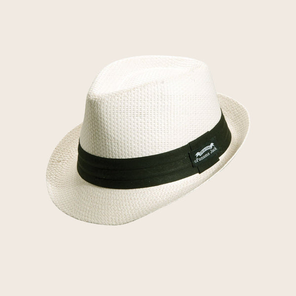 Panama Jack Solid Ribbon Fedora Hat