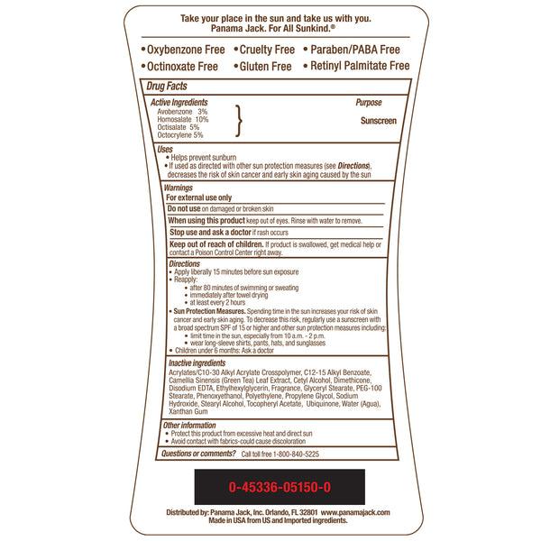 Panama Jack Sunscreen Lotion SPF 50