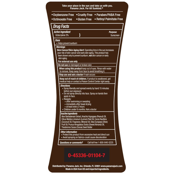 Panama Jack Sunscreen Oil SPF 4