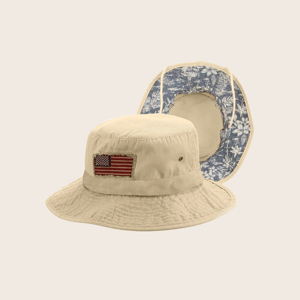 Panama Jack USA Flag Bucket Hat