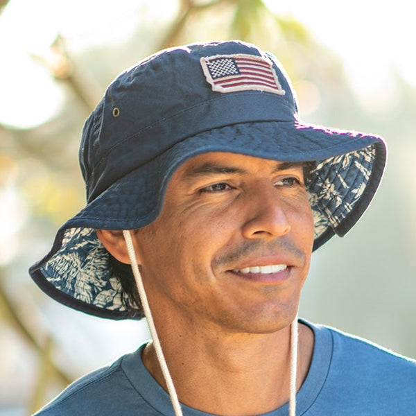 panama jack USA Flag Bucket Hat