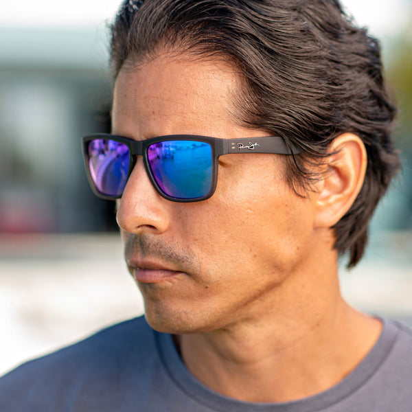 panama jack Polarized Classic Blue Mirror Sunglasses