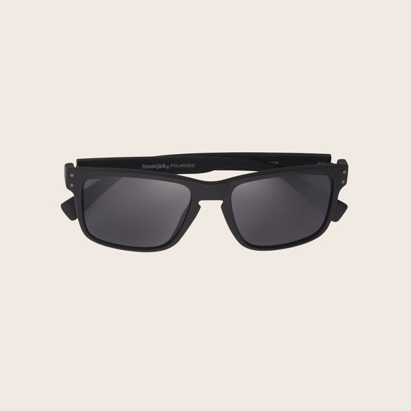 Panama Jack Polarized Matte Black Classic Sunglasses