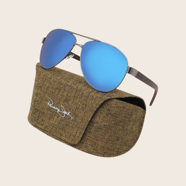 Panama Jack Premium Polarized Aviator Mirror Sunglasses