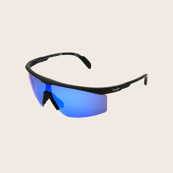 panama jack Premium Polarized Blue Mirror Shield Sunglasses
