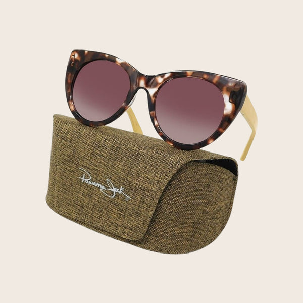 Panama Jack Premium Polarized Tort Cat Eye Sunglasses