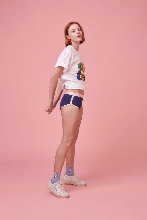 pantys dreamer navy and pink