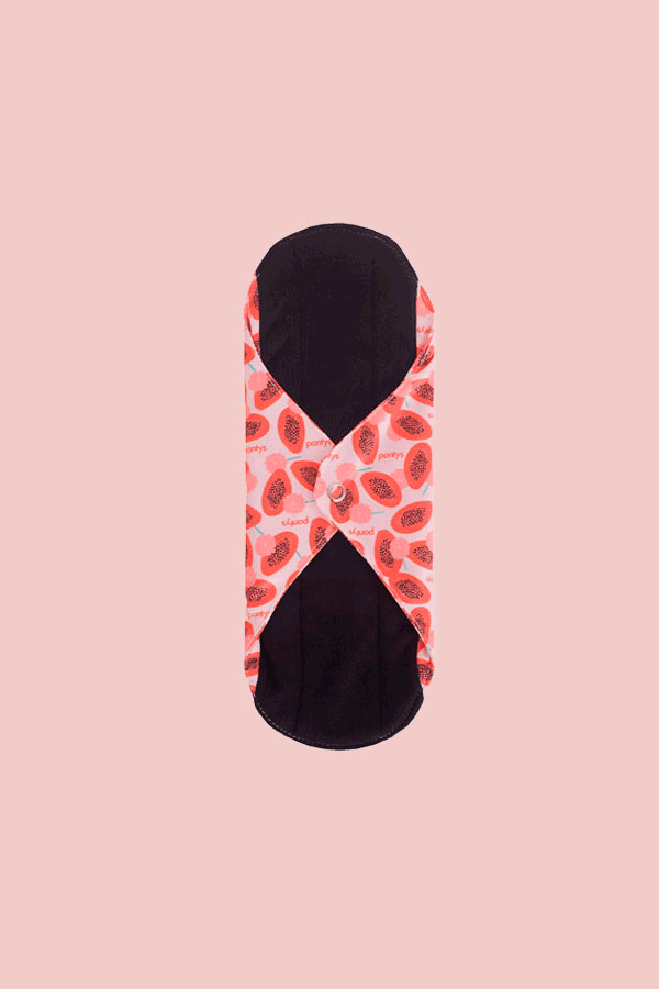 Pantys Reusable Pads - Heavy Flow Papaya
