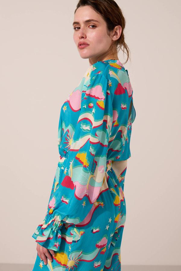 Paolita Astroelevator Felix Silk Jumpsuit