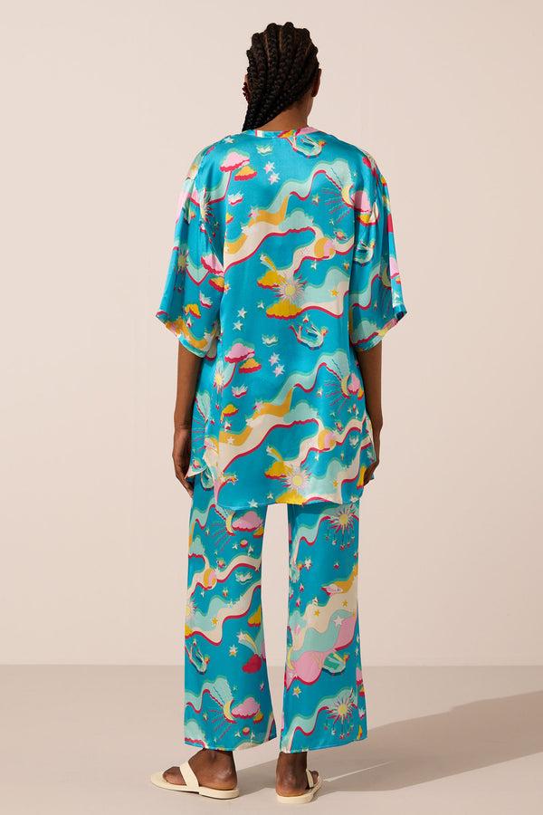 Paolita Astroelevator Pigalle Silk Trousers