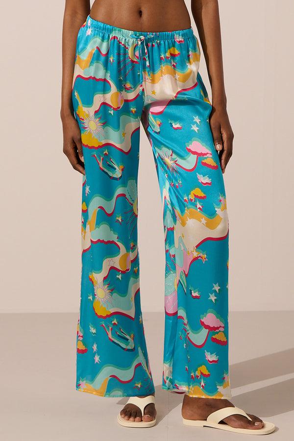 Paolita Astroelevator Pigalle Silk Trousers